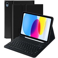 ALOGY Futrola s tipkovnicom i držačem za olovku za Apple iPad 11" 2025 / iPad 10.9" 2022, crna